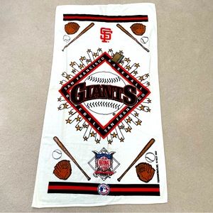 Vintage 1992 San Francisco Giants Beach / Pool Towel NWT